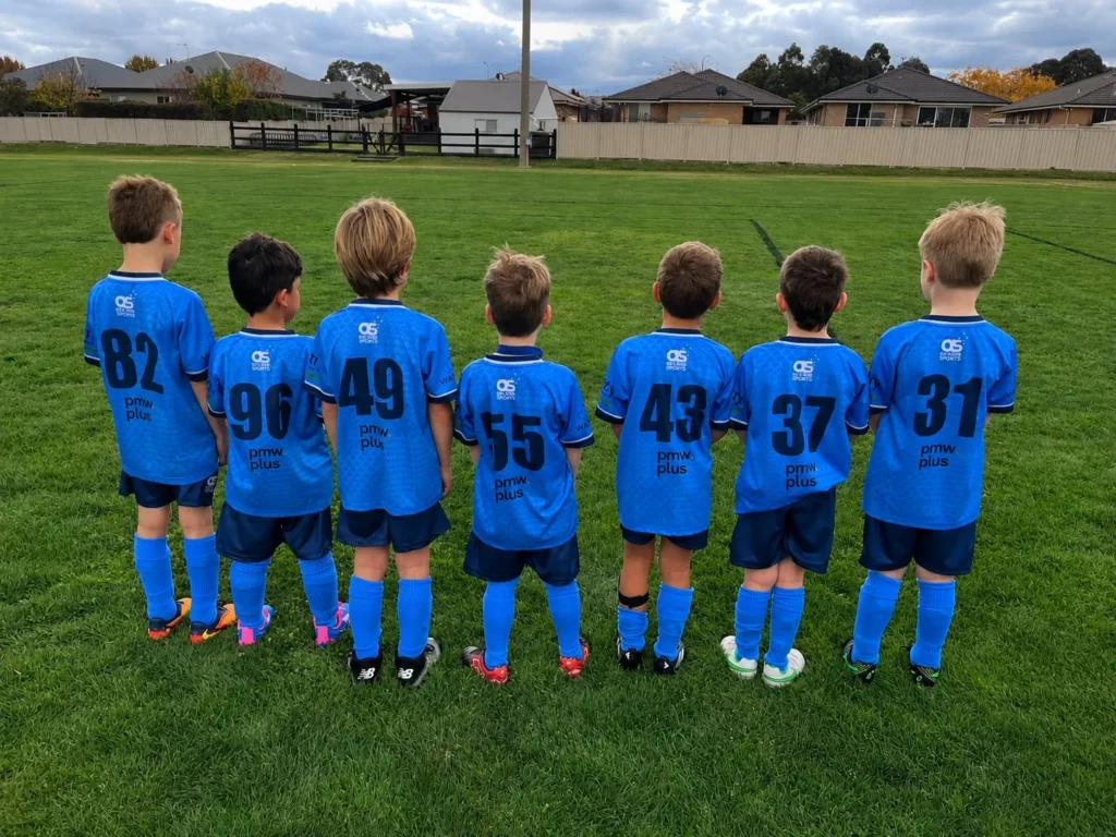 Local junior soccer team sponsored by pmwPlus