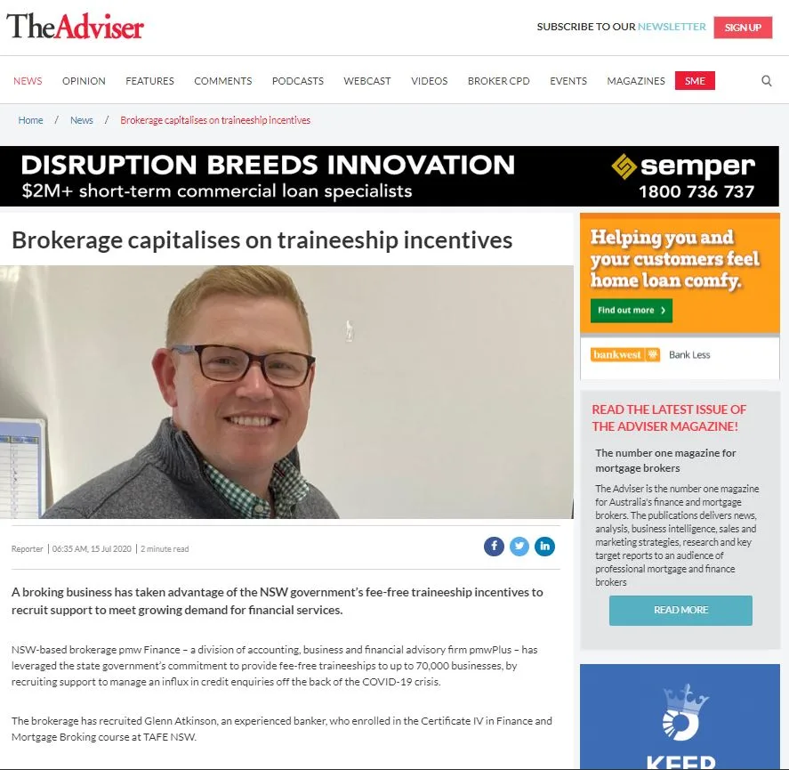 The Adviser mortgage broker orange nsw