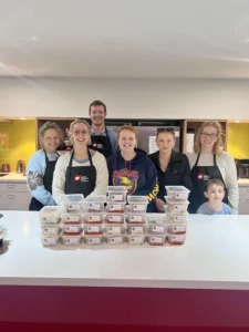 pmwPlus cooking for Dinner in a Dash at Ronald McDonald House Central West NSW