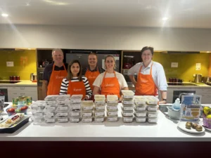 pmwPlus cooking for Dinner in a Dash at Ronald McDonald House Central West NSW